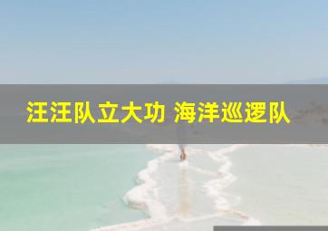 汪汪队立大功 海洋巡逻队